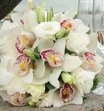 Bridal bouquet of orchids #30